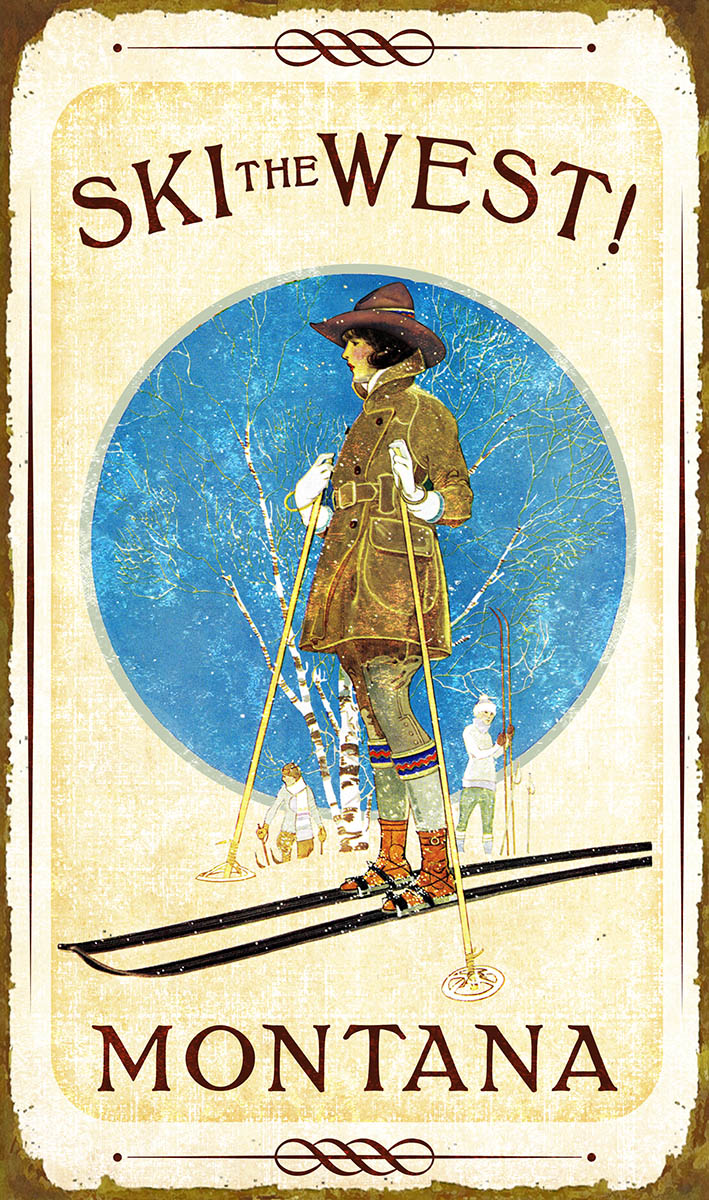 Ski the West Wall Art