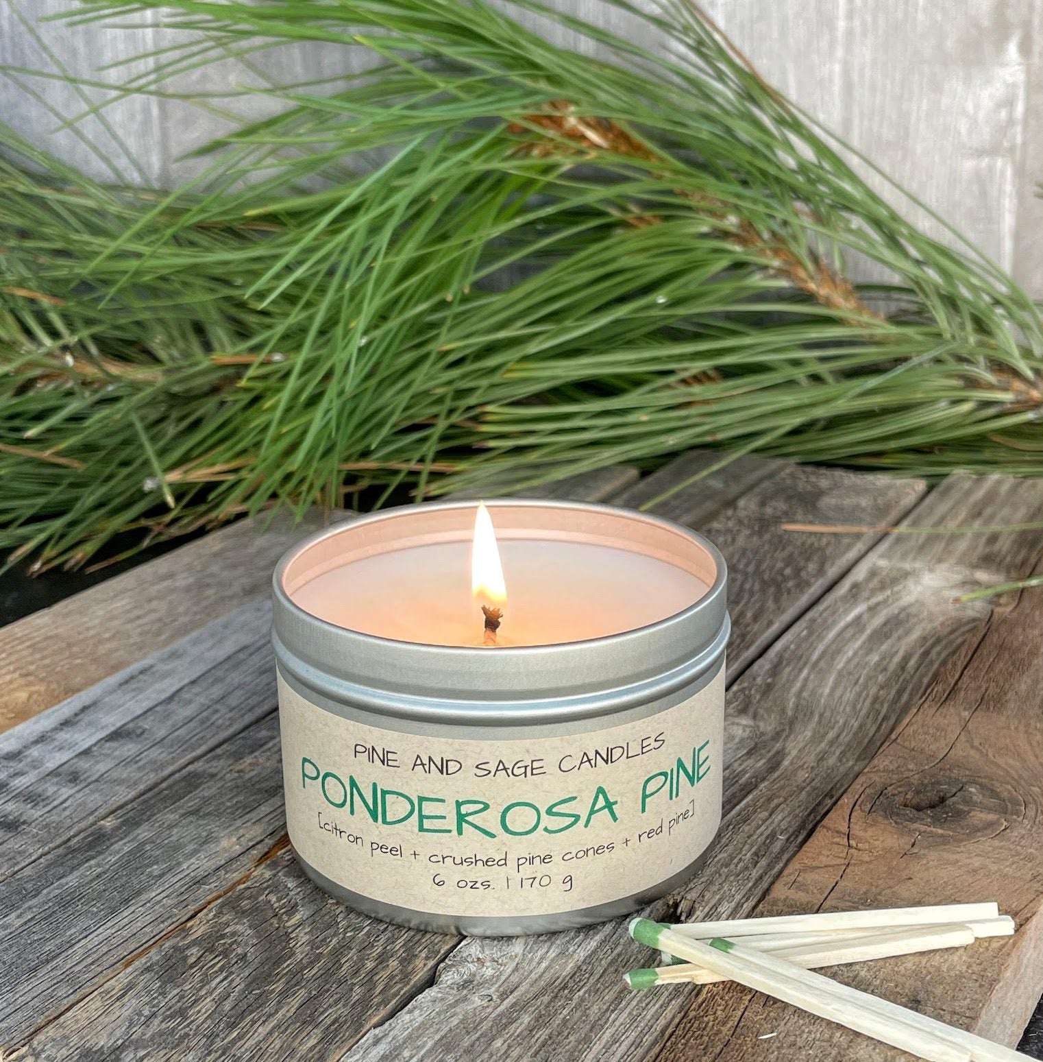 Treasure state candle collection