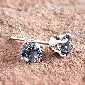 Montana Sapphire Earrings, Tiffany 4-prong