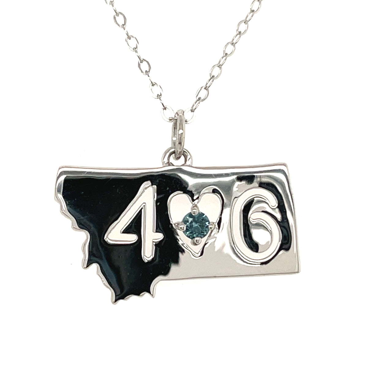 Montana Sapphire 406 Pendant