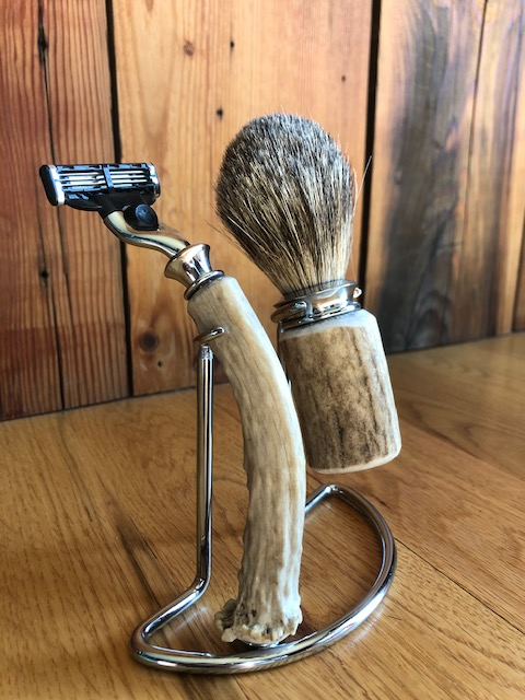 Deer Antler Razor good Handle