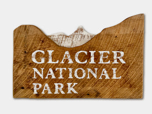 Glacier National Park 3D Mountain Salvage Sign