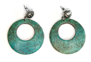Turquoise Faux Stone Earrings