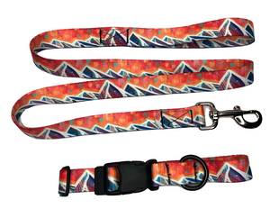 "Spanish Peaks" Dog Collar & Leash