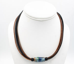 Montana River Leather Necklace