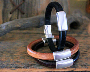 Back Country Leather Bracelet 