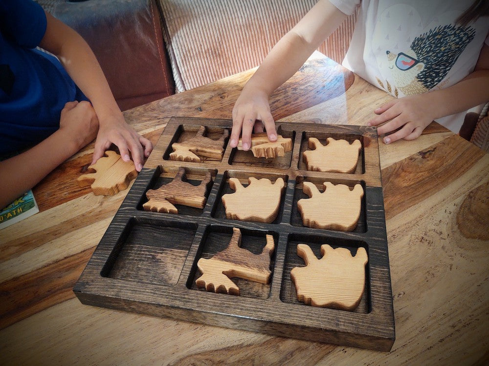 Bear & Moose Tic Tac Toe