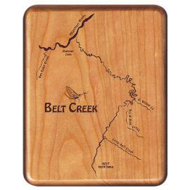 MT Made Walnut Fly Box (choice of river)