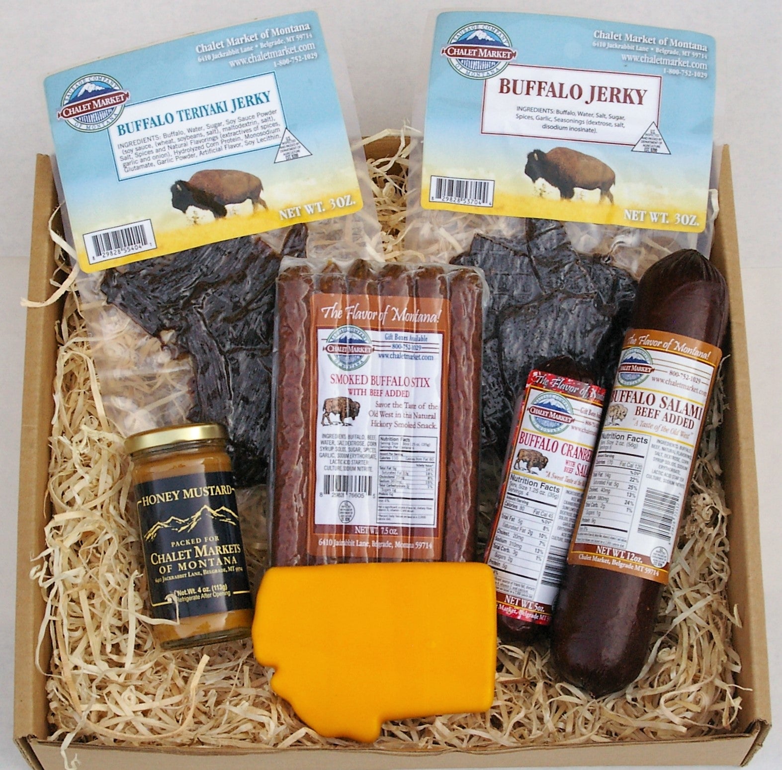 Made In Montana Buffalo Gift Basket