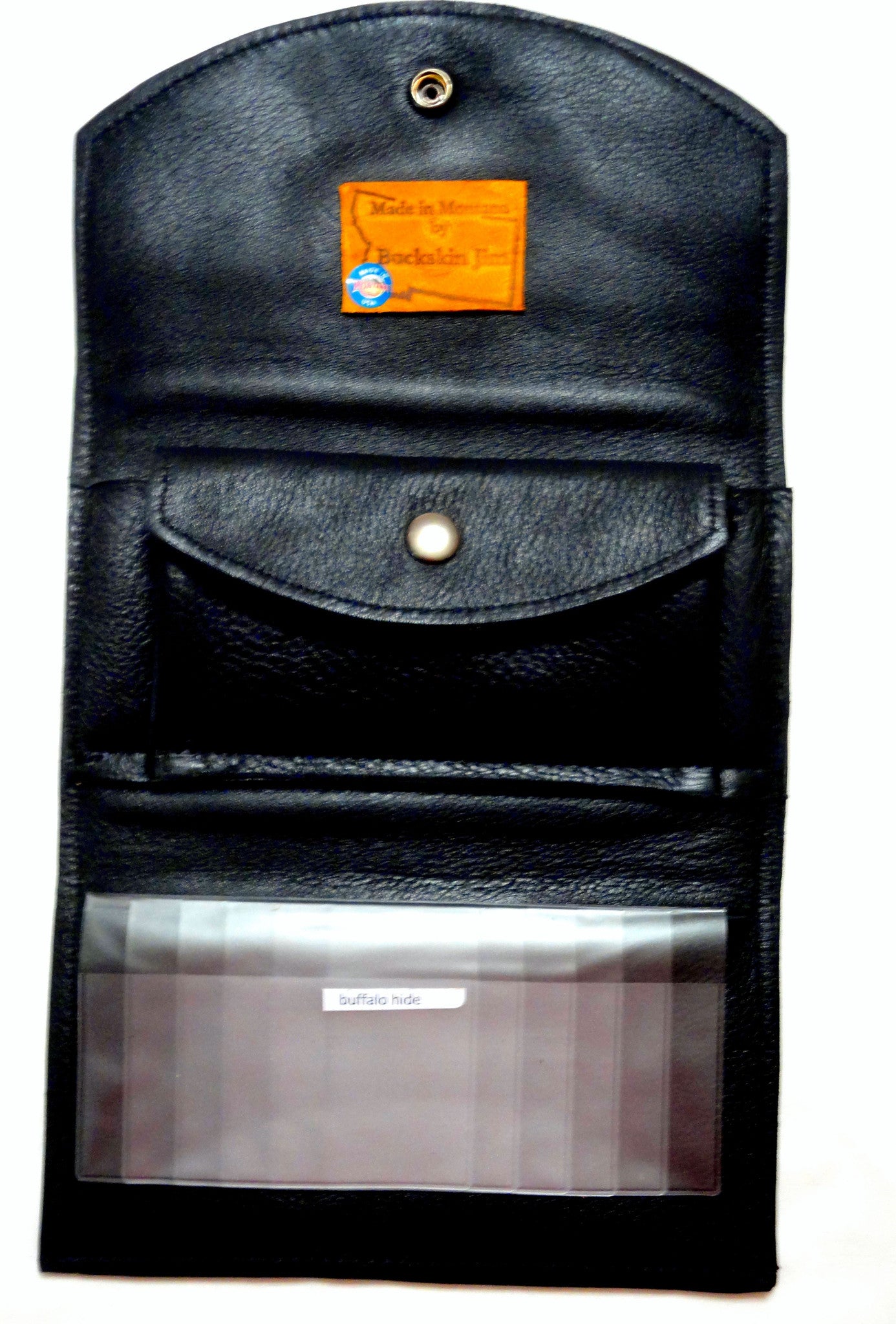 Buffalo Hide Wallet, Open