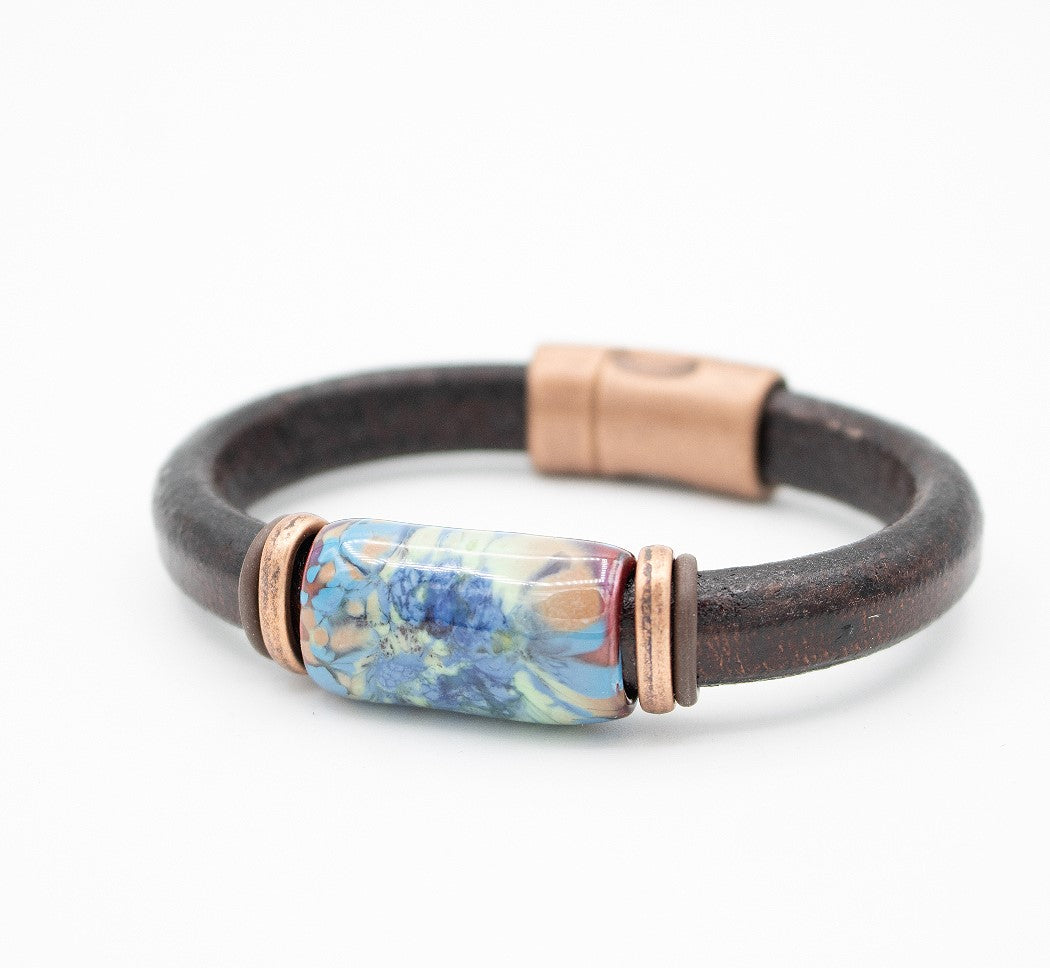 Bitterroot Leather Bracelet