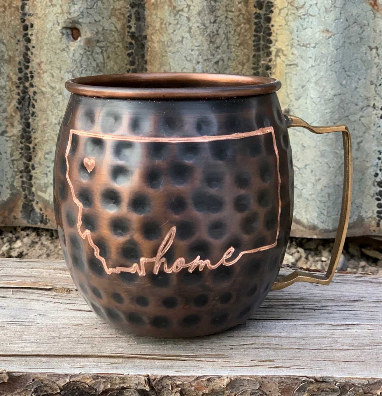 Montana Home Copper Mug (choose location)