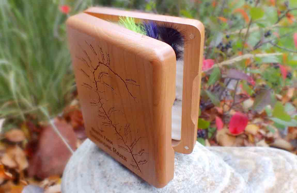 Cherry Fly Fishing Tackle Box