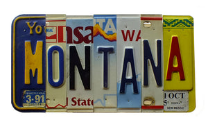 MONTANA License Plate Art
