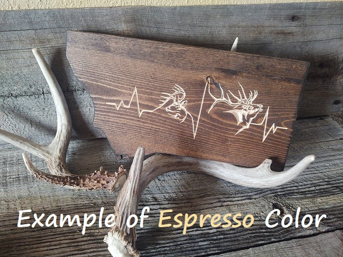 Montana Heartbeats Horse Sign