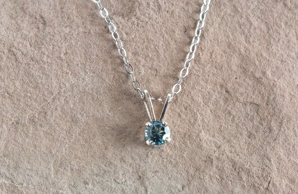 Pendant Necklace, Tiffany Yogo Sapphire