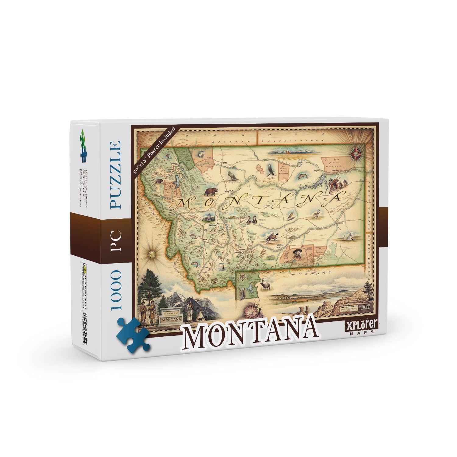 Montana Map Jigsaw Puzzle