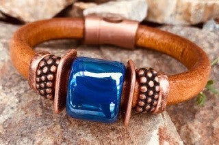 Montana Leather Double-Wrap Bracelet