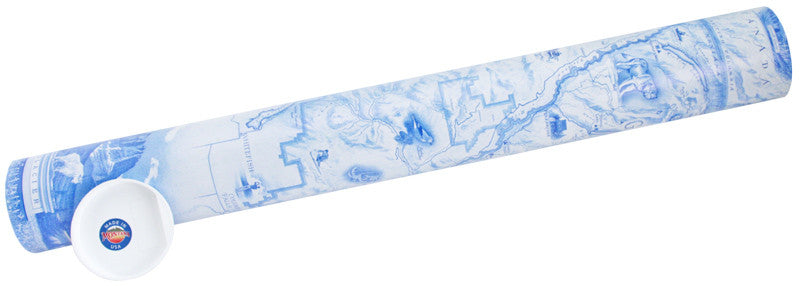 Shipping Tube Glacier Park Map