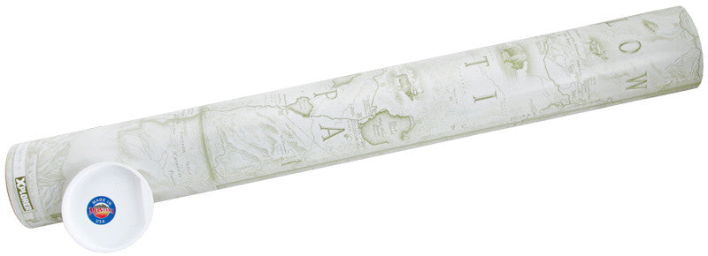 Shipping Tube - Yellowstone National Park Map