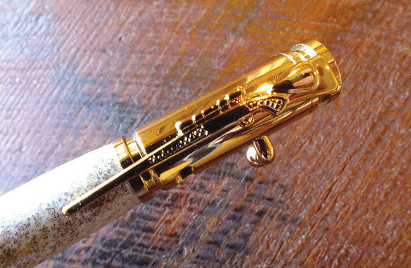 30 Cal. Bullet Pen, Deer Antler Inlay in Rifle Case