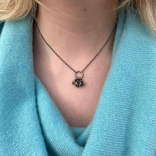Caroline Necklace - Uncut Montana Sapphire