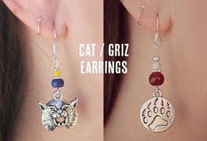 Montana Cat Griz Earrings