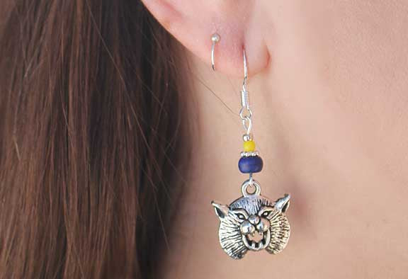 MSU Bobcat Earrings