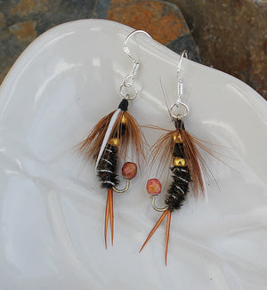 Fly Fishing Earrings 
