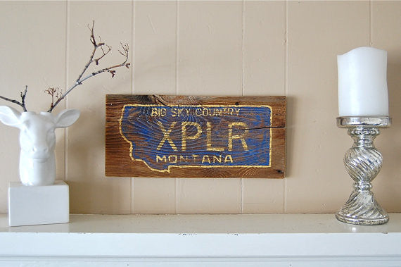 Big Sky Reclaimed Sign