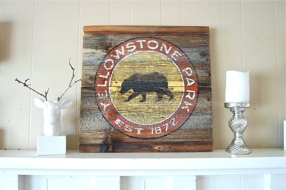 Yellowstone Salvage Sign