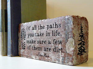 Paths Brick Book-ends