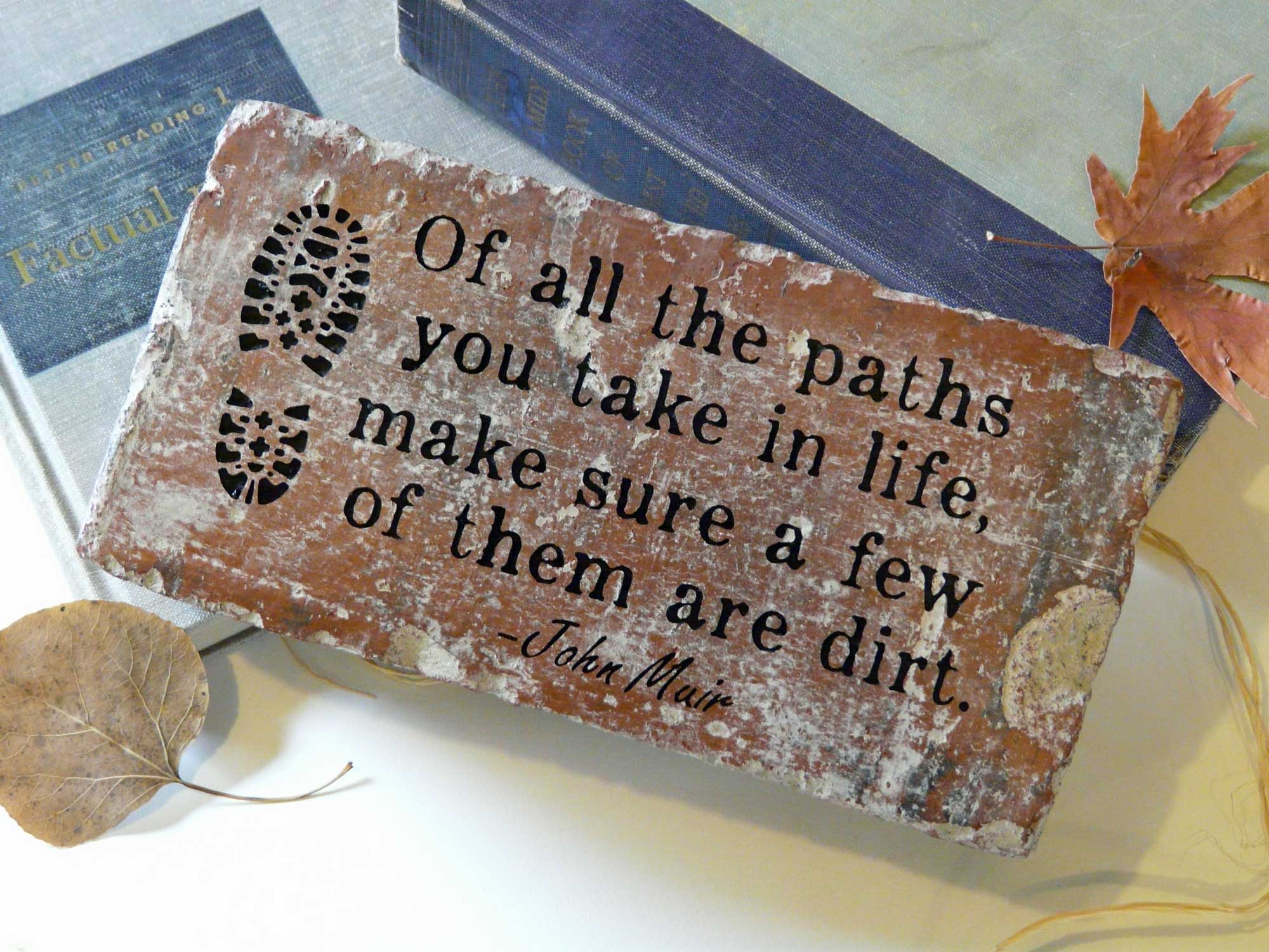 Paths Brick Book-ends