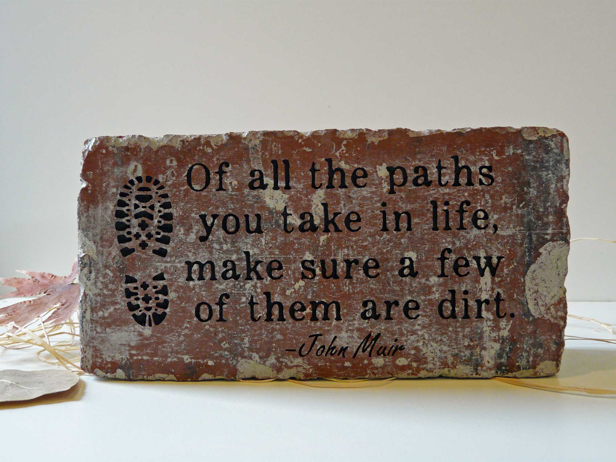 Paths Brick Book-ends