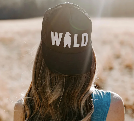 Wild Bear Adult Trucker Hat