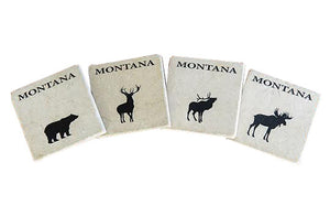 Montana Wildlife Coasters
