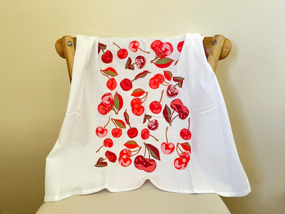Flathead Cherry dish towel