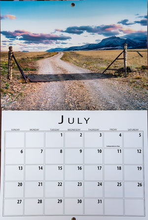 2025 Montana Calendar by Jay Styles