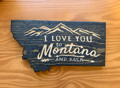 Love You to MONTANA & back (Ebony) - New Color!