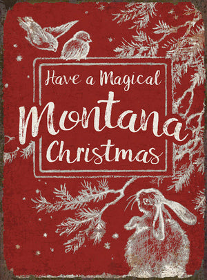 Magical Montana Christmas Wall Art