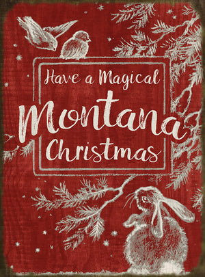 Magical Montana Christmas Wall Art