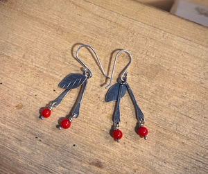 Flathead Cherry Dangle Earrings