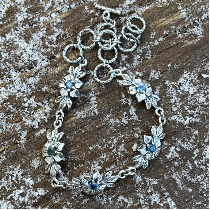 Floral Montana Sapphire Bracelet