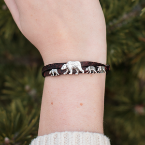 Grizzly 399 Leather Bracelet - Limited edition