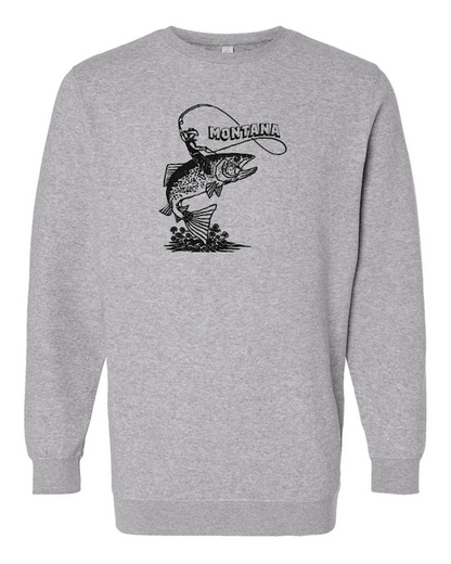 Hooked on Montana Unisex Crew
