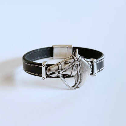 Horsehead Leather Bracelet