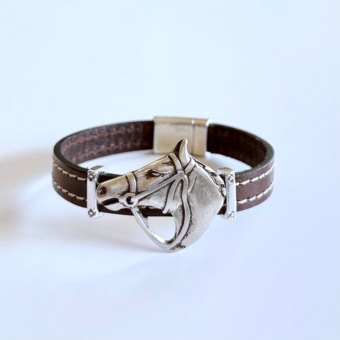 Horsehead Leather Bracelet