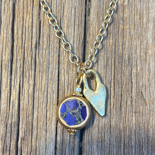 Huckleberry Creek Mosaic Turquoise Necklace