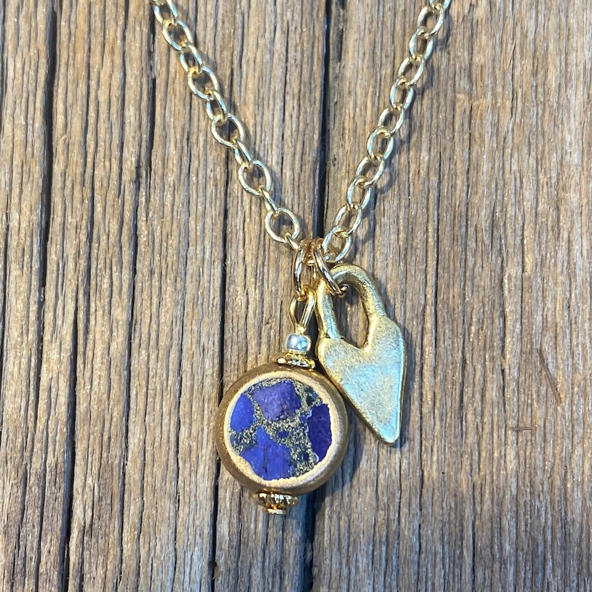 Huckleberry Creek Mosaic Turquoise Necklace