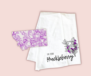 I'm your huckleberry dish towel set